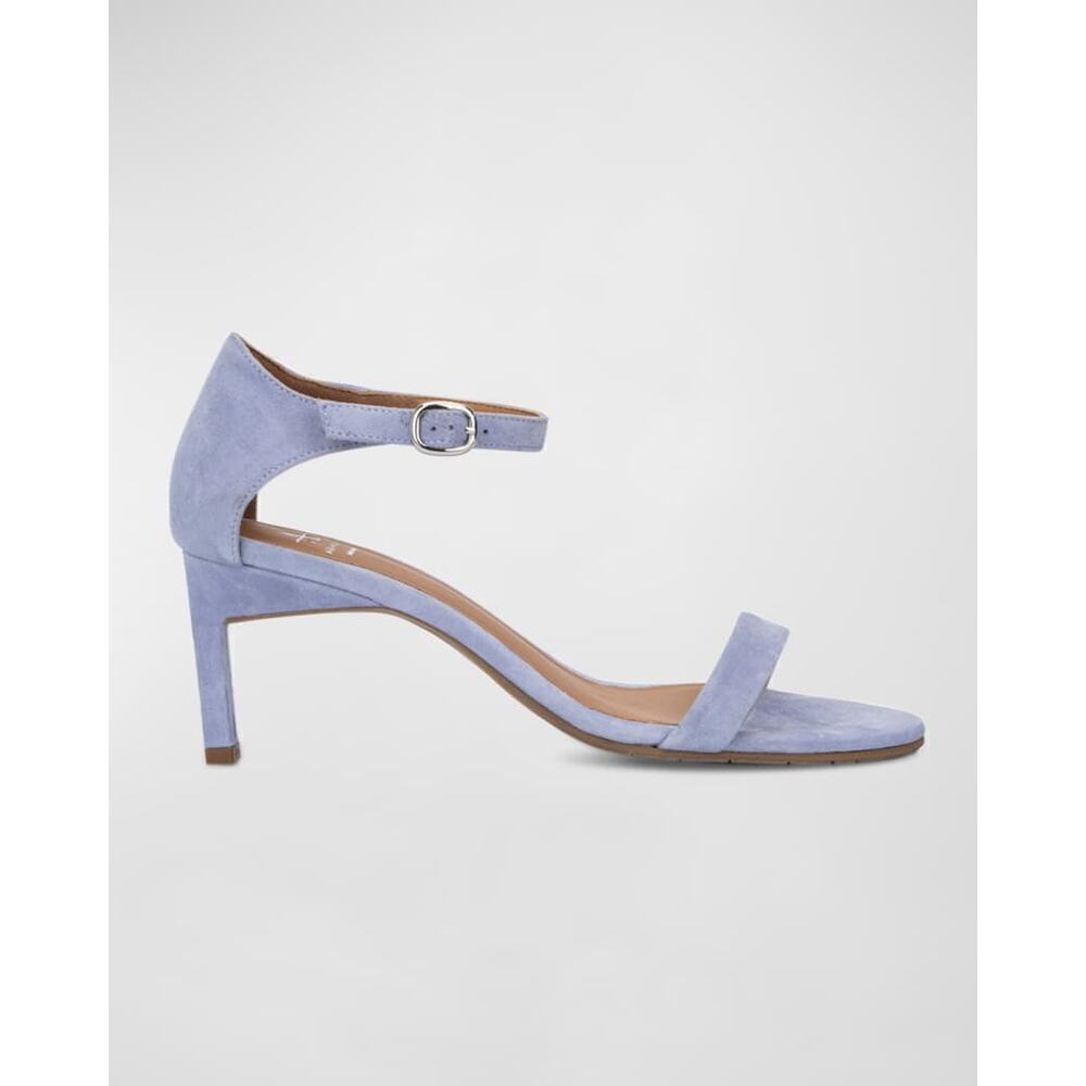 Aquatalia Rubie Suede Ankle Strap Sandal sz 9 lavender